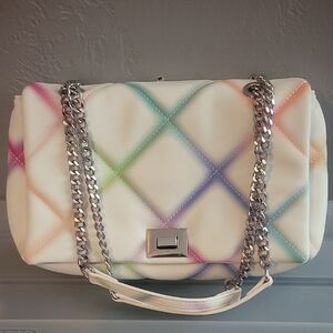 INC International Concepts Pastel Quilted Shoulder Bag